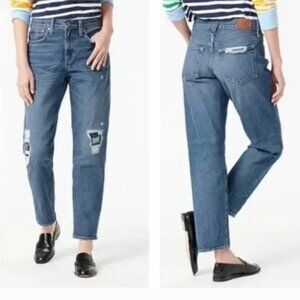 NWT J.Crew Slouchy Boyfriend Jeans in Putnam Wash SZ 28 Tall